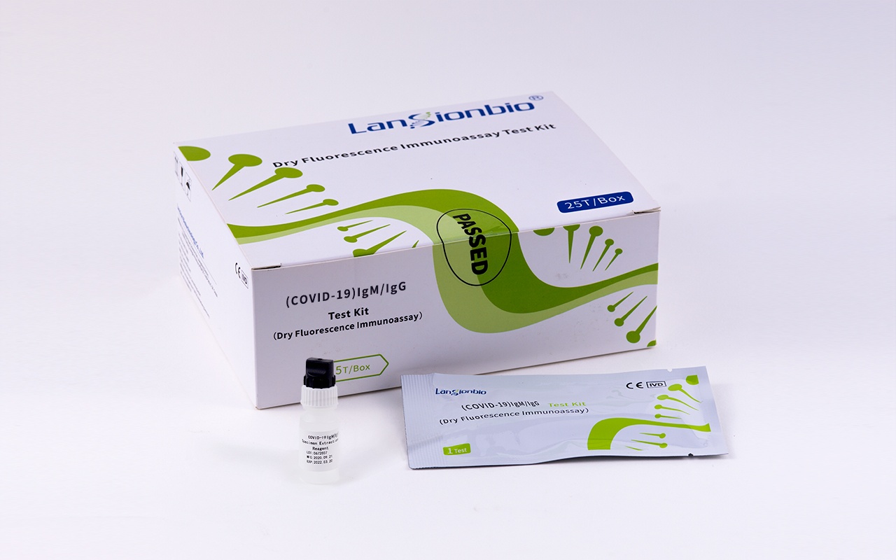 (COVID-19) IgM&IgG Test Kit (Dry Fluorescence Immunoassay)